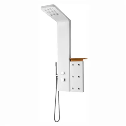 Panel Pancuran Aluminium Putih